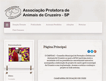 Tablet Screenshot of apacruzeiro.org